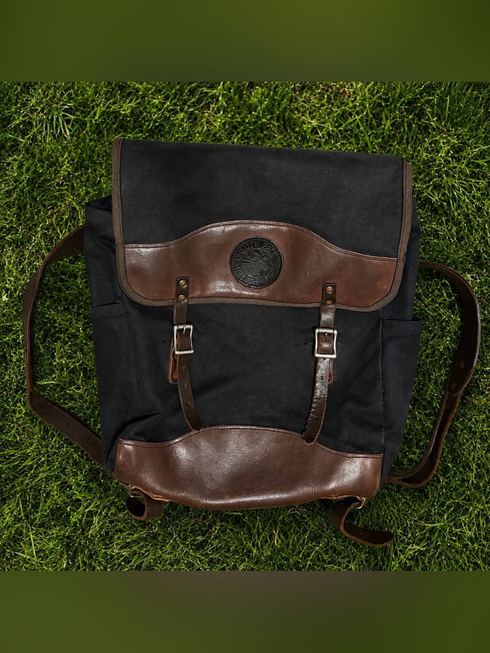 Duluth Pack Laptop Scoutmaster Deluxe Canvas & Leather Backpack Made in USA